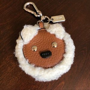 Sale ✨ Coach Bear Sherpa Key Fob